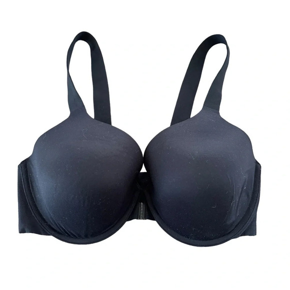 Spanx size 38 D Black Spanxsmooth Bra-llelujah Front Close Bra Underwire - Picture 4 of 8